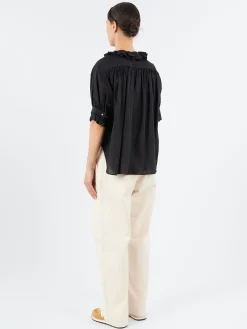 Clearance - S/S Frill Shirt in Women Tops & Blouses