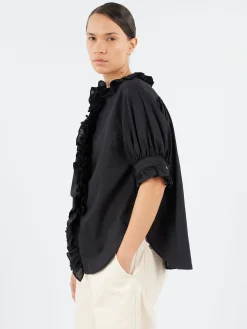 Clearance - S/S Frill Shirt in Women Tops & Blouses