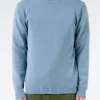 Outlet - 7 Gauge Lilyan Crew Neck Knit in Sax Knitwear