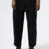 New - 2 Pleat Chino in Black Pants