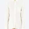Hot - Button Down Chambray Shirt in Button-Ups