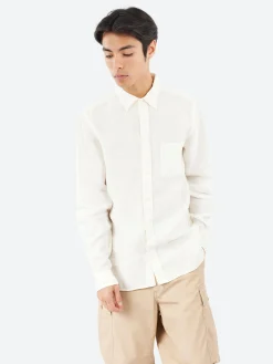Hot - Button Down Chambray Shirt in Button-Ups