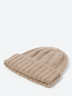 Discount - Cashmere Rib Watch Cap in Camel Women Hats | Hats