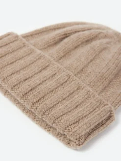 Discount - Cashmere Rib Watch Cap in Camel Women Hats | Hats