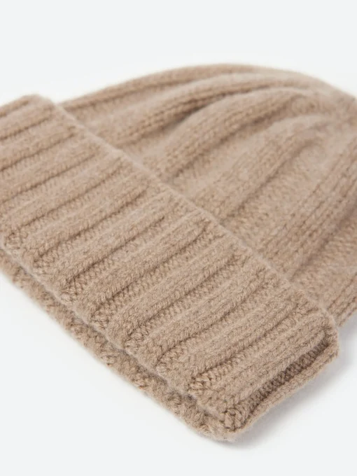 Discount - Cashmere Rib Watch Cap in Camel Women Hats | Hats