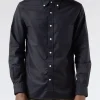 New - Colour Oxford Button Down Shirt in Navy Button-Ups