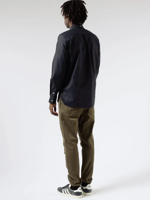 New - Colour Oxford Button Down Shirt in Navy Button-Ups