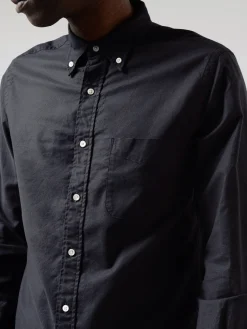 New - Colour Oxford Button Down Shirt in Navy Button-Ups