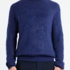 Best - Garter Stitch Sweater in Navy Knitwear
