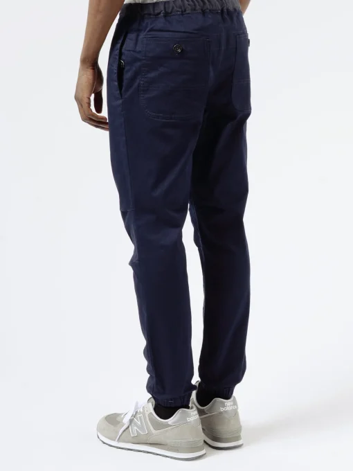 New - Gym Pants Slim Twill in Navy Pants