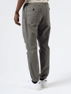 Outlet - Gym Pants Slim Twill in Grey Pants