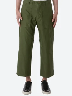 Outlet - Military Utility Trousers in Olive Pants