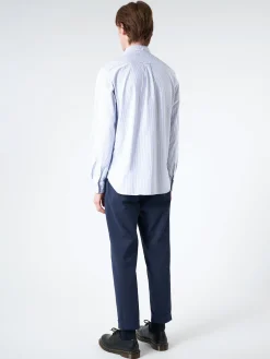 Outlet - Oxford Candy Stripe Button Down in Blue Button-Ups