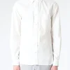 Discount - Peruvian Pima Button Down Shirt in White Button-Ups