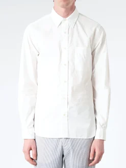 Discount - Peruvian Pima Button Down Shirt in White Button-Ups