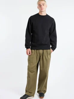 Hot - Raised Back Crewneck Sweatshirt in Sweatshirts