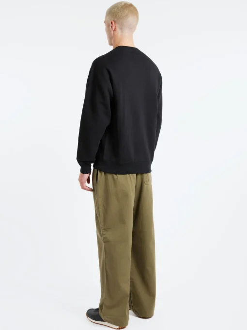 Hot - Raised Back Crewneck Sweatshirt in Sweatshirts