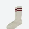 Sale - Schoolboy Socks in Grey and Burgundy Socks