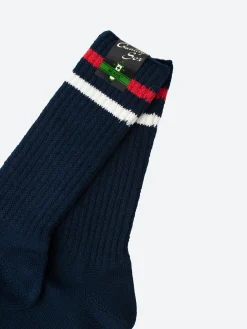 New - Schoolboy Socks in Navy/White Socks