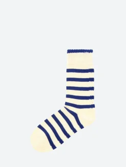 Sale - Stripe Socks in Navy Socks