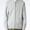 Clearance - Sweat Zip Crew in Grey Sweatshirts