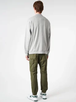 Clearance - Sweat Zip Crew in Grey Sweatshirts