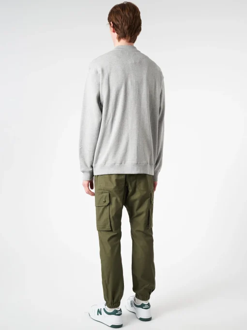 Clearance - Sweat Zip Crew in Grey Sweatshirts