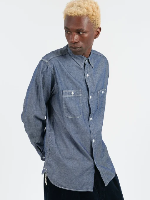 Outlet - Work Shirt in Herringbone Button-Ups