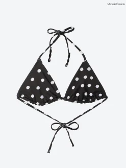Sale - Boheme Triangle Top in Black Dots Women Swimwear