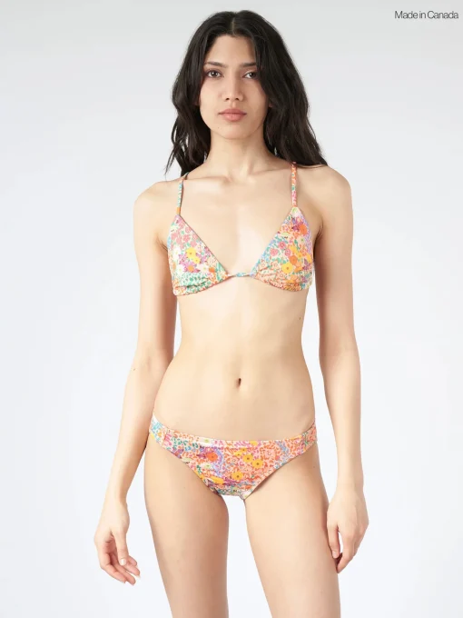 Discount - Naomi Bottom in Pink Garden Women Swimwear