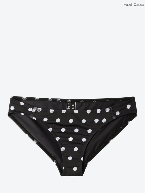 New - Naomi Bottom in Black Dots Women Swimwear