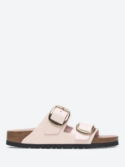 Outlet - Arizona Big Buckle (Narrow) in Light Rose Women Slides | Sandals