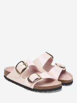 Outlet - Arizona Big Buckle (Narrow) in Light Rose Women Slides | Sandals