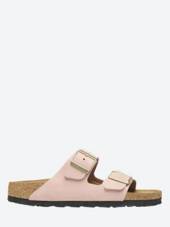 Hot - Arizona Soft Footbed Narrow (Nubuck) in Soft Pink Women Overalls & Jumpsuits | Slides