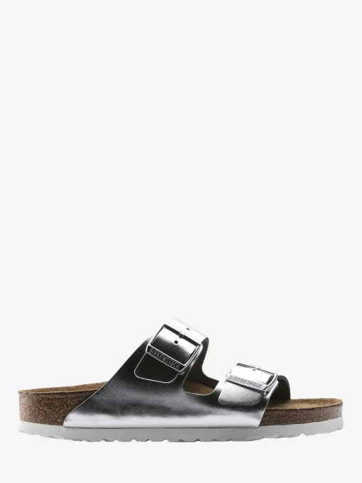Fashion - Arizona Soft Narrow in Metallic Silver Women Overalls & Jumpsuits | Slides