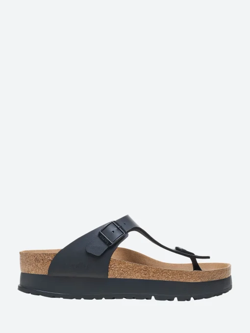 Fashion - Gizeh Platform Vegan in Black Women Overalls & Jumpsuits | Sandals
