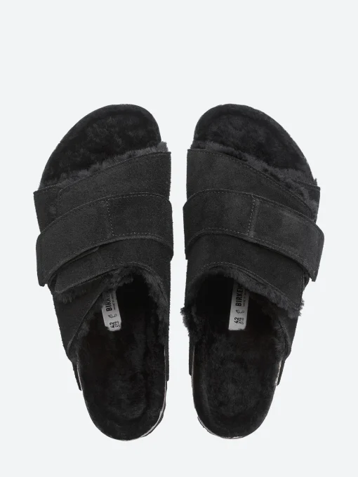 Outlet - Kyoto Shearling Narrow in Black Suede Women Overalls & Jumpsuits | Slides