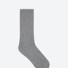 Hot - Cashmere Sock in Gris Flanelle (Grey) Women Socks & Hosiery | Belts