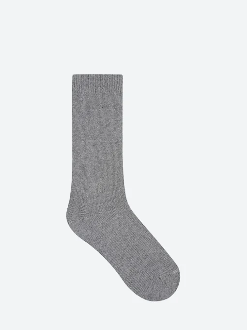 Hot - Cashmere Sock in Gris Flanelle (Grey) Women Socks & Hosiery | Belts
