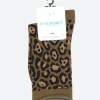 Discount - Fine Wool Leopard Print Socks in Women Socks & Hosiery | Belts