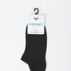 Outlet - Mercerized Cotton Low-Cut Socks in Black Women Socks & Hosiery | Belts