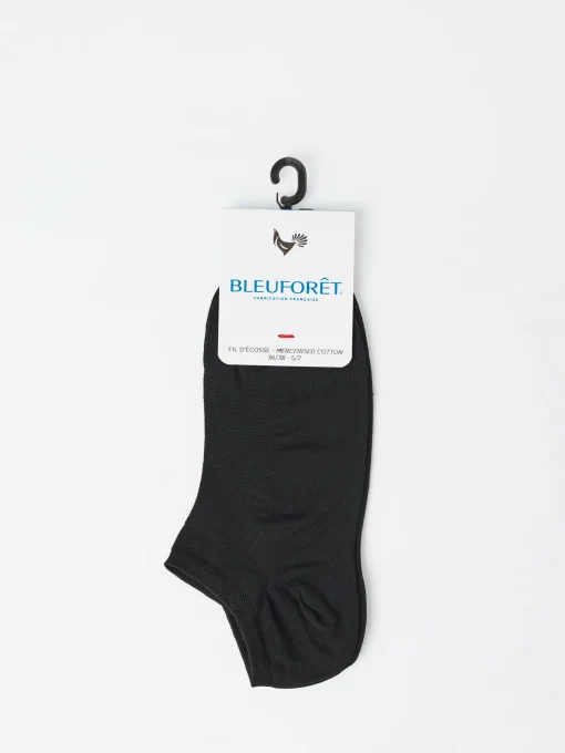Outlet - Mercerized Cotton Low-Cut Socks in Black Women Socks & Hosiery | Belts