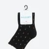 New - Short Small Diamond Openwork Socks in Black Women Socks & Hosiery | Belts