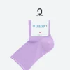 Discount - Velvet Ankle Sock in Deep Crocus Women Socks & Hosiery | Belts