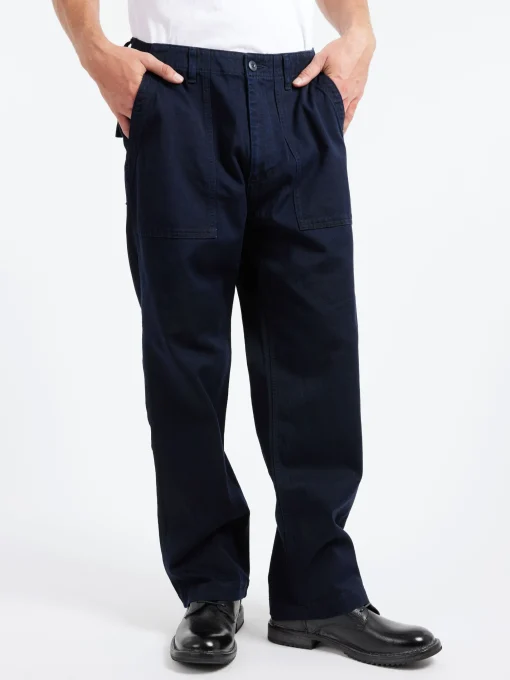 Hot - Cotton Tencel Twill Fatigue Pants in Indigo Pants