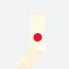 Clearance - Japan Flag Sock in Natural Women Socks & Hosiery | Belts