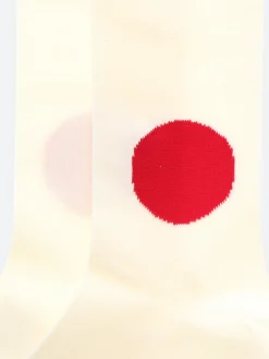 Clearance - Japan Flag Sock in Natural Women Socks & Hosiery | Belts
