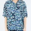 Sale - Nagare Sakura Shirt in Dark Navy Button-Ups