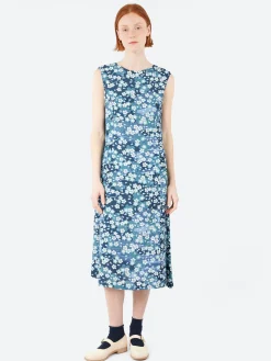 Fashion - Nagare Sakura Dress in Dark Navy Women Dresses