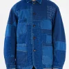 Clearance - Patchwork Chore Coat in Indigo Outerwear
